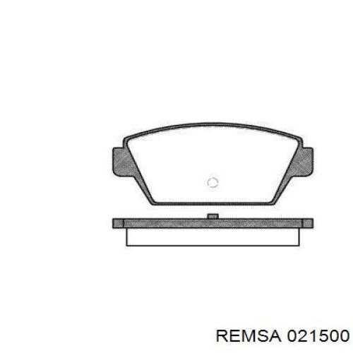 Sapatas do freio traseiras de disco Remsa 021500 preço, a partir de 34,58 USD