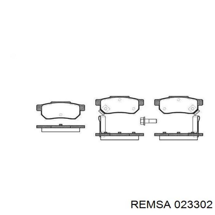 Sapatas do freio traseiras de disco Remsa 023302 preço, a partir de 19,92 USD