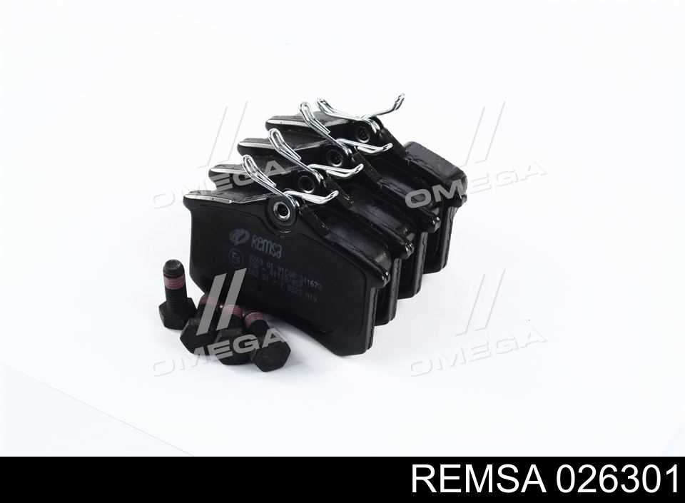 Sapatas do freio traseiras de disco Remsa 026301 preço, a partir de 31,98 USD