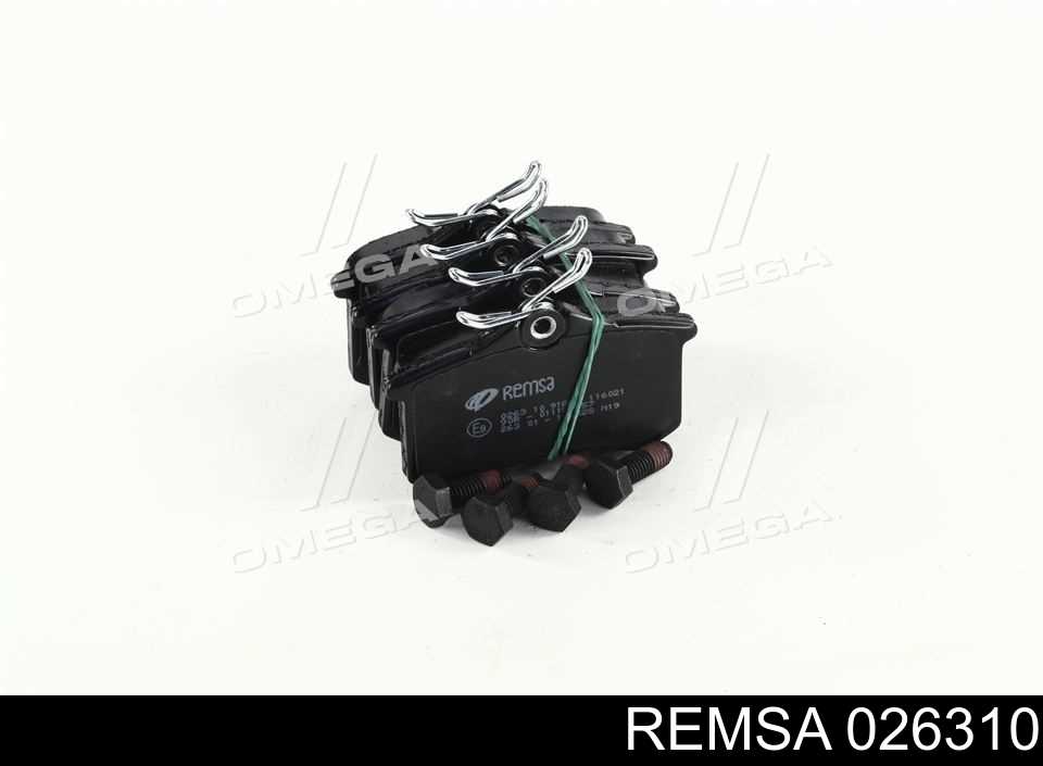 Sapatas do freio traseiras de disco Remsa 026310 preço, a partir de 39,55 USD