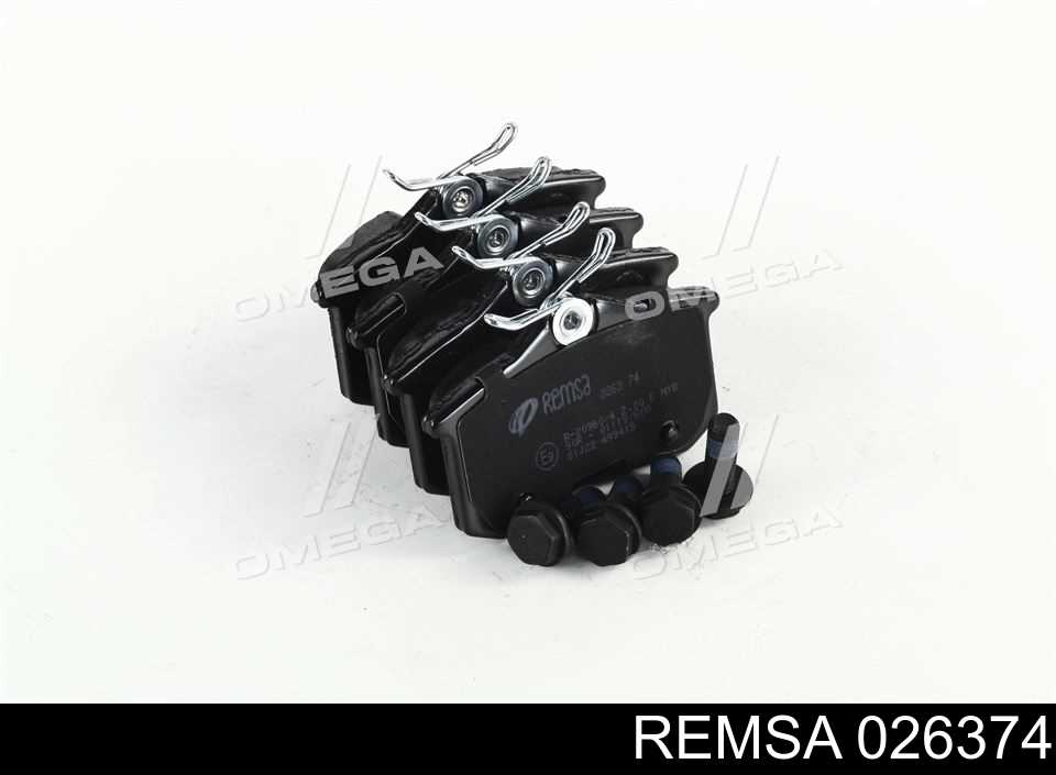 Sapatas do freio traseiras de disco Remsa 026374 preço, a partir de 40,57 USD