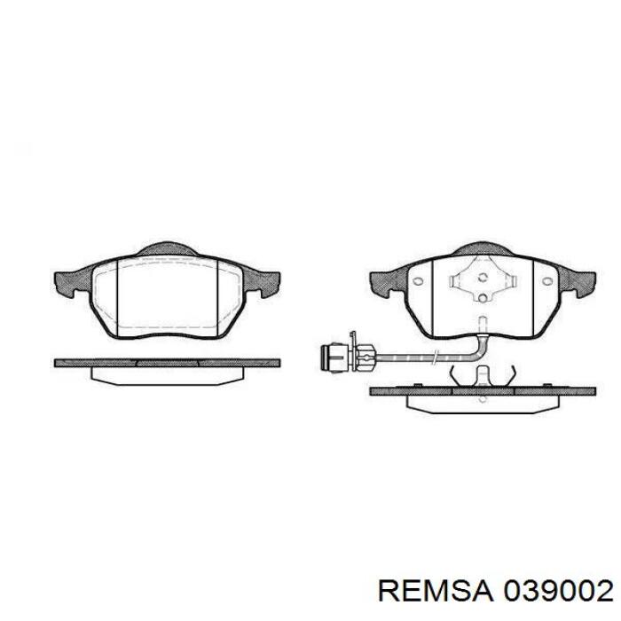 Sapatas do freio dianteiras de disco Remsa 039002 preço, a partir de 38,23 USD