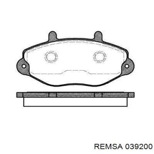 Sapatas do freio dianteiras de disco Remsa 039200 preço, a partir de 34,82 USD