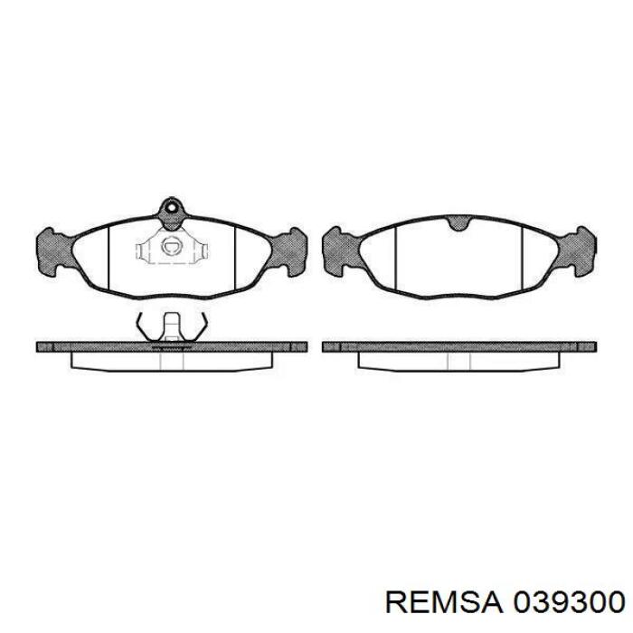 Sapatas do freio dianteiras de disco Remsa 039300 preço, a partir de 27,08 USD