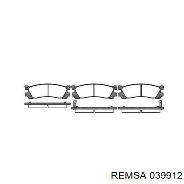 Sapatas do freio traseiras de disco Remsa 039912 preço, a partir de 29,72 USD