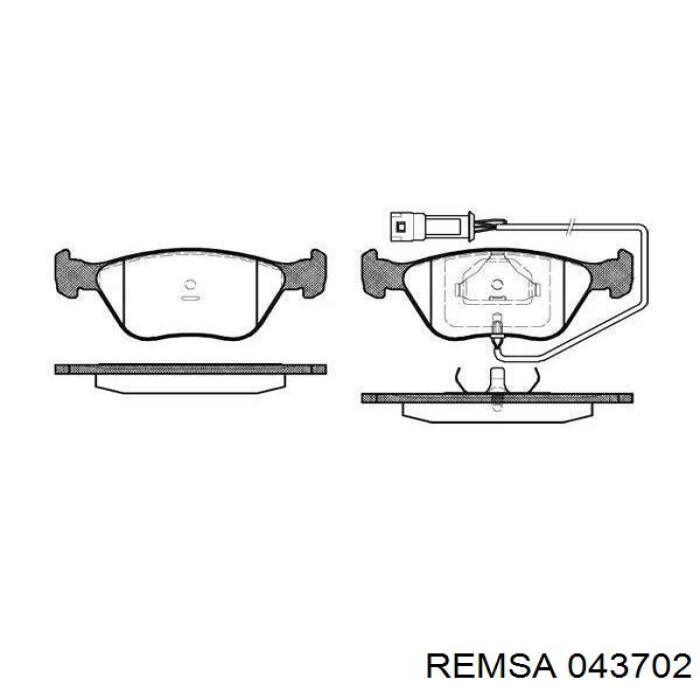 Sapatas do freio dianteiras de disco Remsa 043702 preço, a partir de 36,32 USD