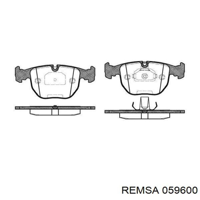 Sapatas do freio dianteiras de disco Remsa 059600 preço, a partir de 46,23 USD