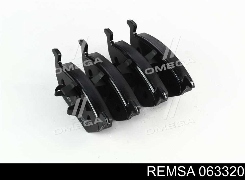 Sapatas do freio dianteiras de disco Remsa 063320 preço, a partir de 31,72 USD