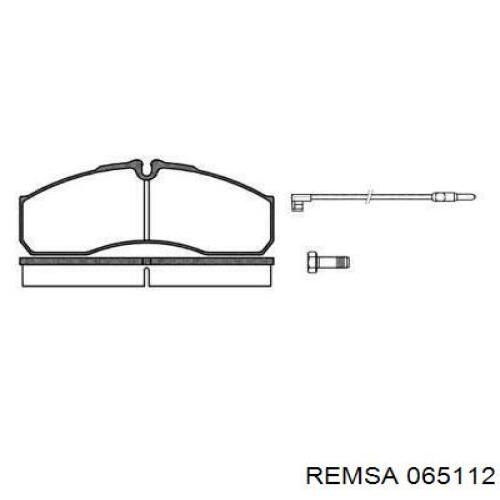 Sapatas do freio dianteiras de disco Remsa 065112 preço, a partir de 65,27 USD