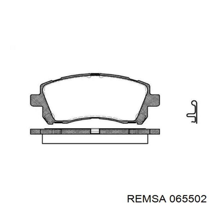 Sapatas do freio dianteiras de disco Remsa 065502 preço, a partir de 33,55 USD