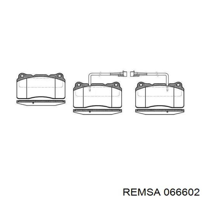 Sapatas do freio dianteiras de disco Remsa 066602 preço, a partir de 42,23 USD