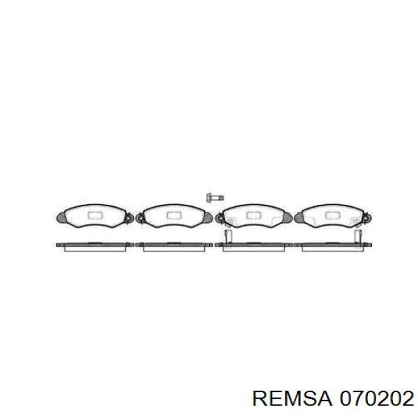 Sapatas do freio dianteiras de disco Remsa 070202 preço, a partir de 28,66 USD
