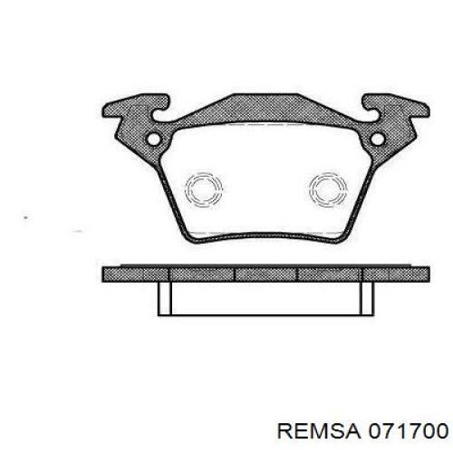 Sapatas do freio traseiras de disco Remsa 071700 preço, a partir de 21,12 USD