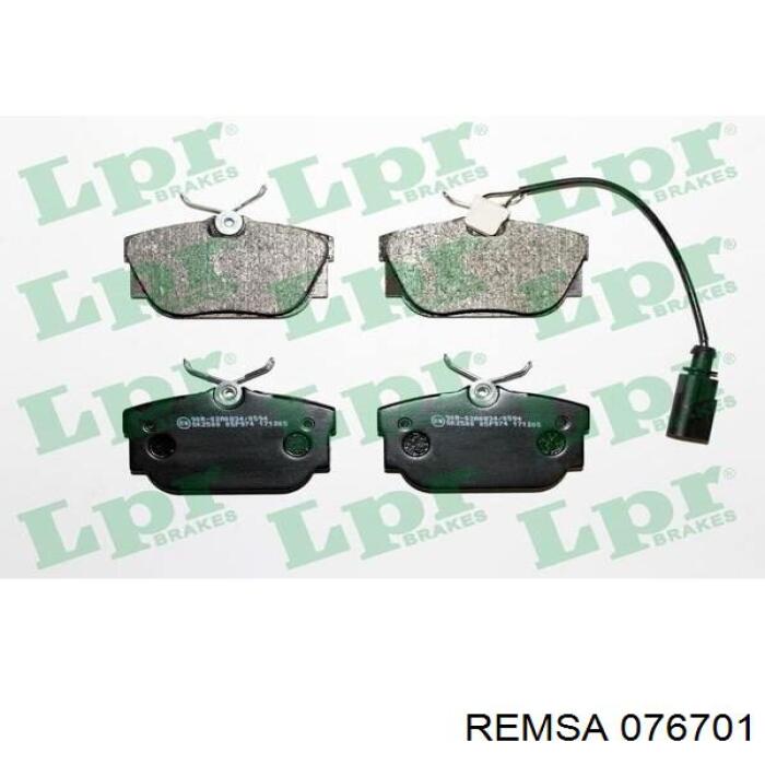 Compre 076701 Remsa Sapatas do freio traseiras de disco