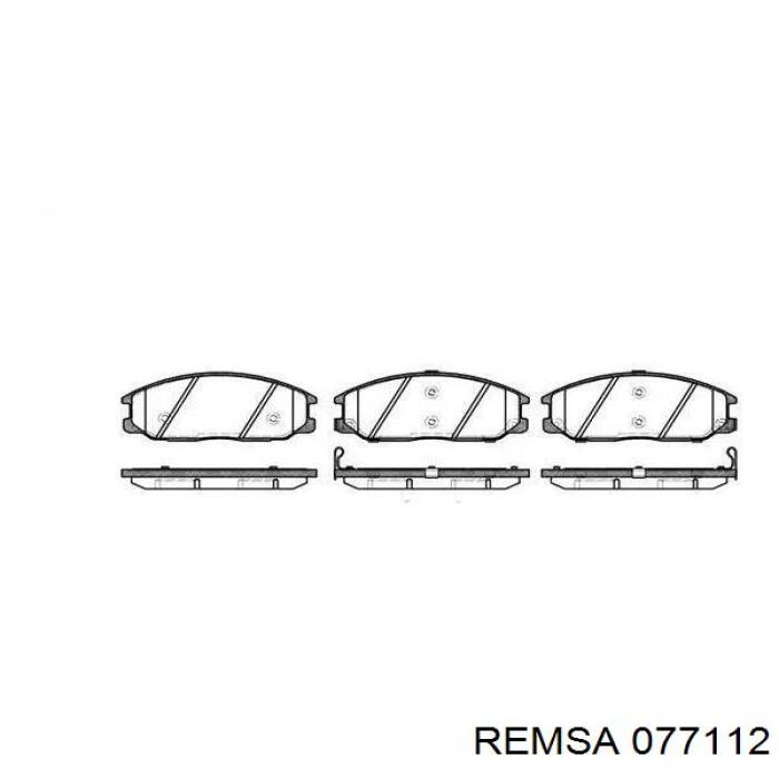 Sapatas do freio dianteiras de disco Remsa 077112 preço, a partir de 26,65 USD