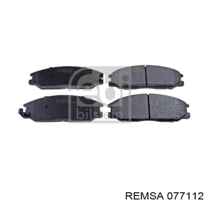 Compre 077112 Remsa Sapatas do freio dianteiras de disco