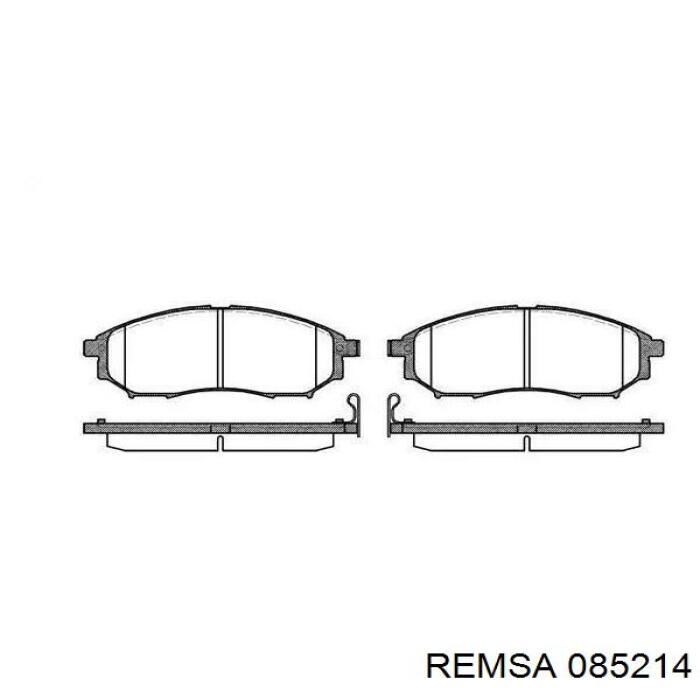 Sapatas do freio dianteiras de disco Remsa 085214 preço, a partir de 32,11 USD
