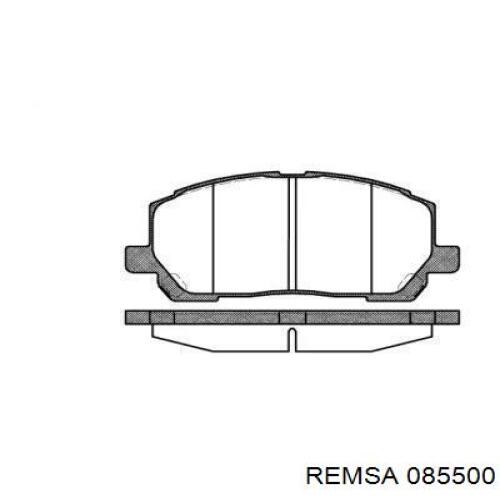 Sapatas do freio dianteiras de disco Remsa 085500 preço, a partir de 41,32 USD