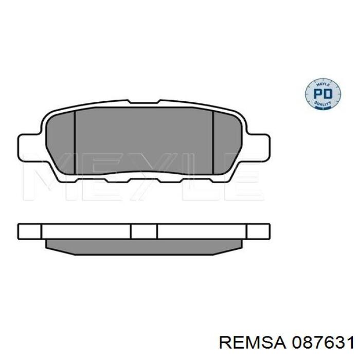 Compre 087631 Remsa Sapatas do freio traseiras de disco