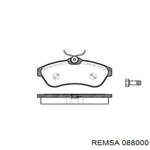 Sapatas do freio dianteiras de disco Remsa 088000 preço, a partir de 28,62 USD