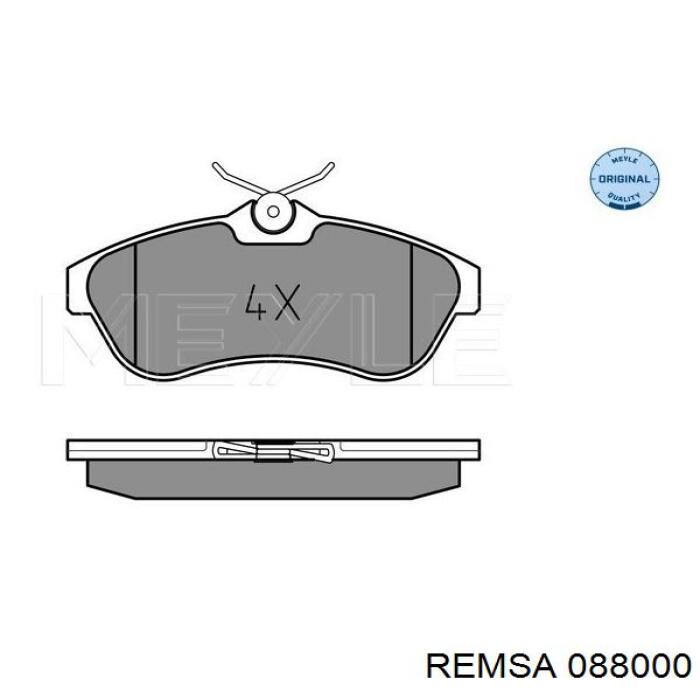 Compre 088000 Remsa Sapatas do freio dianteiras de disco