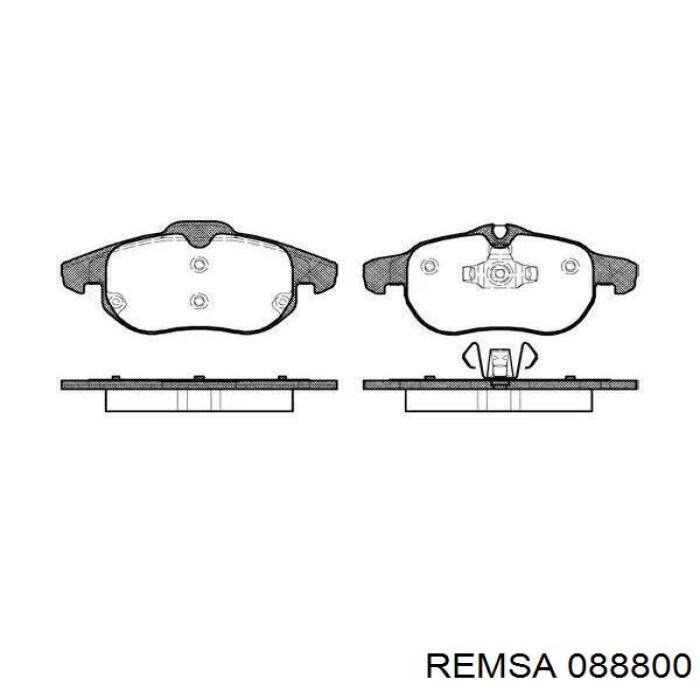 Sapatas do freio dianteiras de disco Remsa 088800 preço, a partir de 36,77 USD