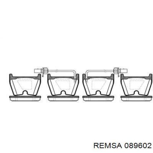 Sapatas do freio dianteiras de disco Remsa 089602 preço, a partir de 86,13 USD