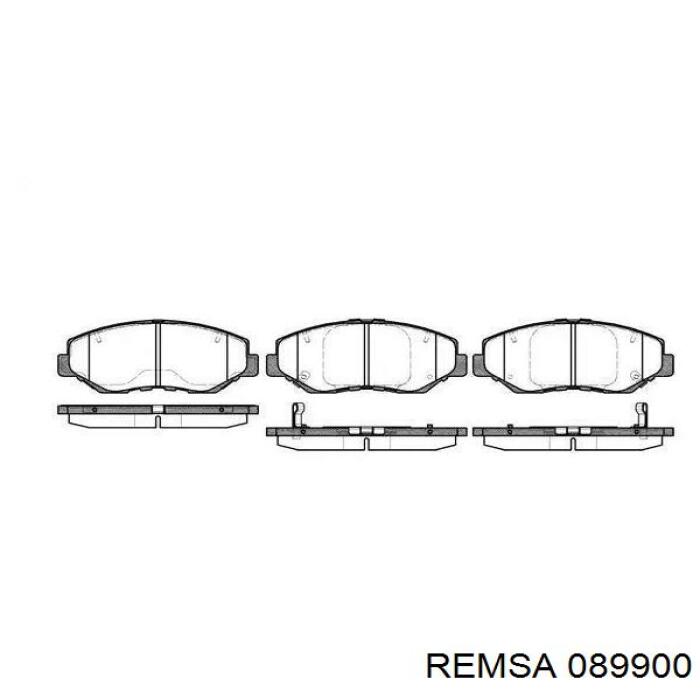 Sapatas do freio dianteiras de disco Remsa 089900 preço, a partir de 36,86 USD