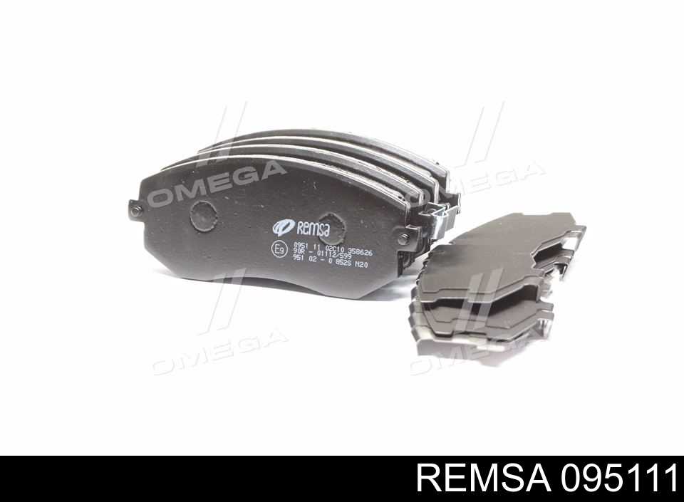 Sapatas do freio dianteiras de disco Remsa 095111 preço, a partir de 30,16 USD