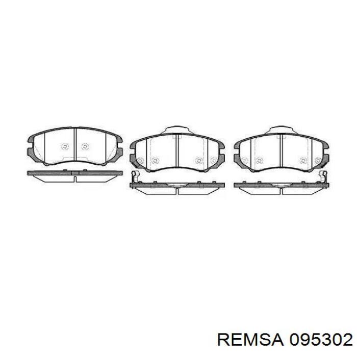 Sapatas do freio dianteiras de disco Remsa 095302 preço, a partir de 26,13 USD