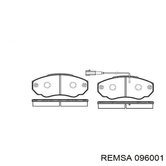 Sapatas do freio dianteiras de disco Remsa 096001 preço, a partir de 41,88 USD