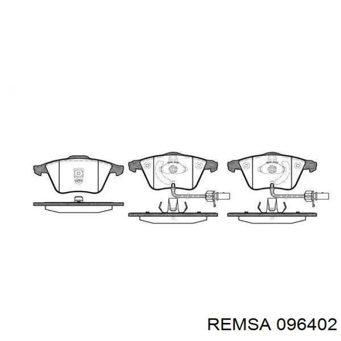 Sapatas do freio dianteiras de disco Remsa 096402 preço, a partir de 51,40 USD