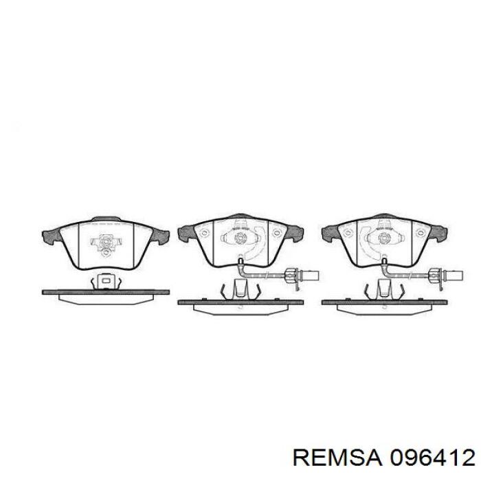 Sapatas do freio dianteiras de disco Remsa 096412 preço, a partir de 50,72 USD