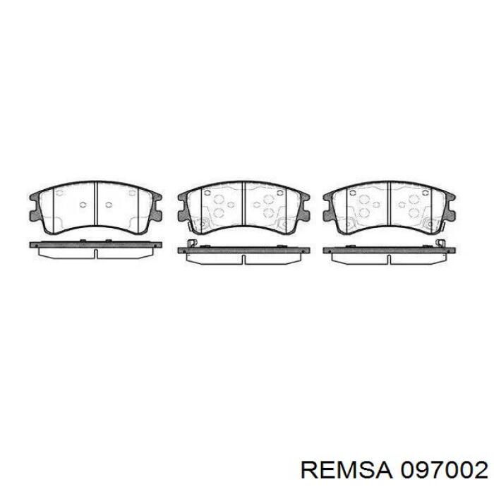 Sapatas do freio dianteiras de disco Remsa 097002 preço, a partir de 31,17 USD