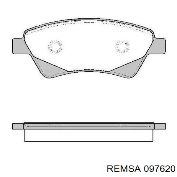 Sapatas do freio dianteiras de disco Remsa 097620 preço, a partir de 27,63 USD