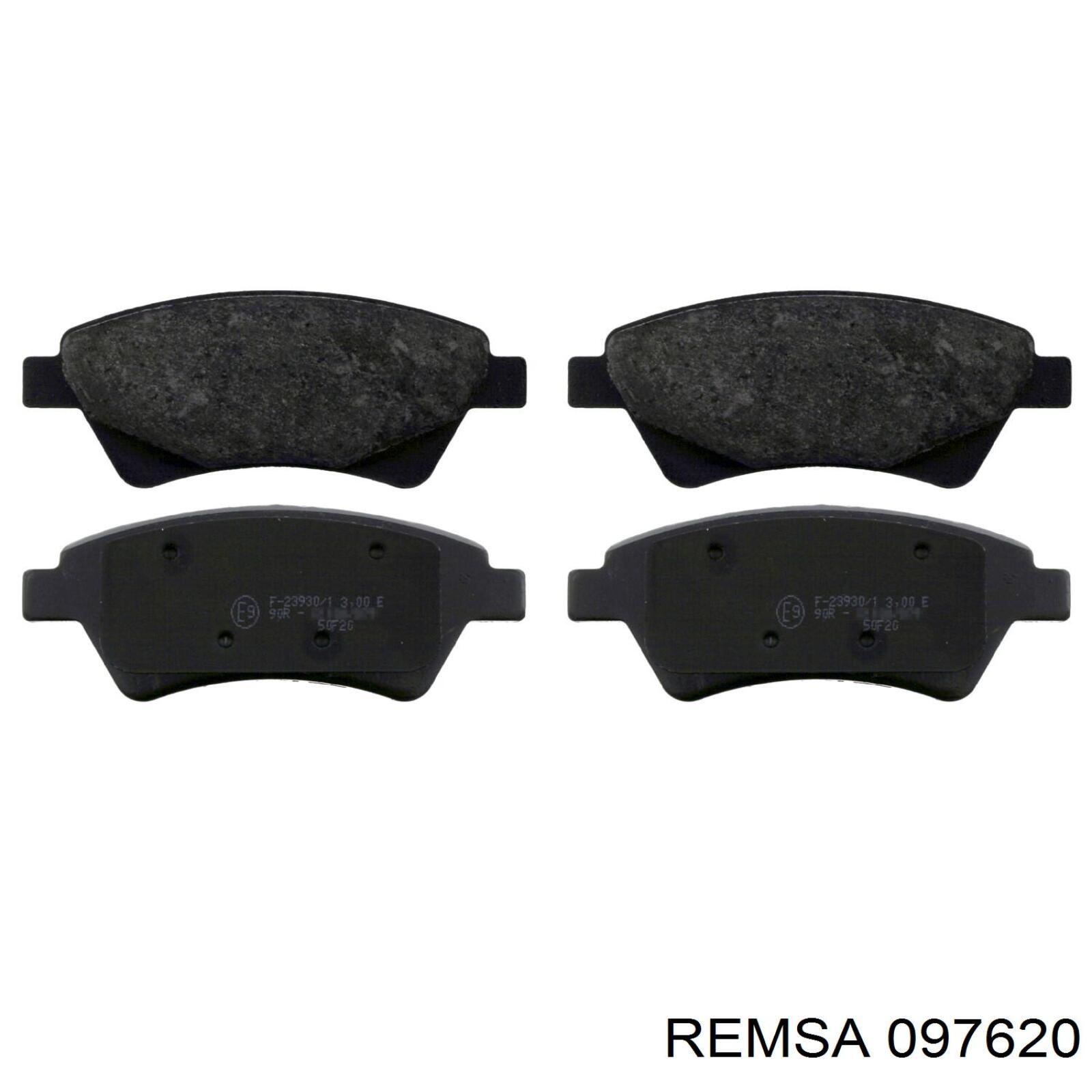 Compre 097620 Remsa Sapatas do freio dianteiras de disco