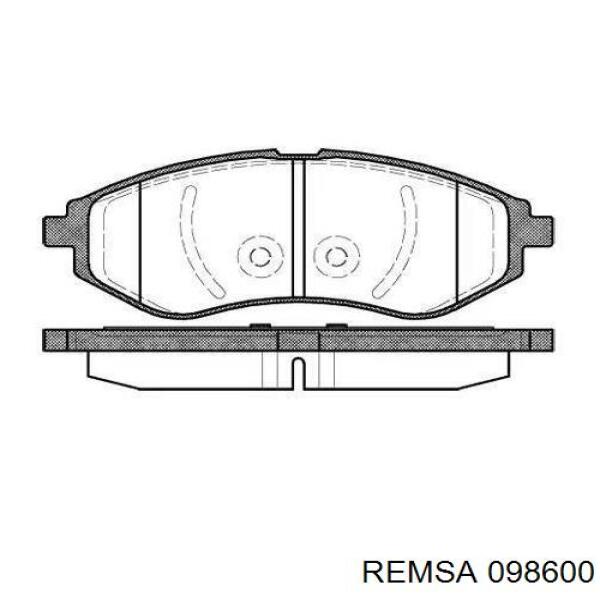 Sapatas do freio dianteiras de disco Remsa 098600 preço, a partir de 37,97 USD
