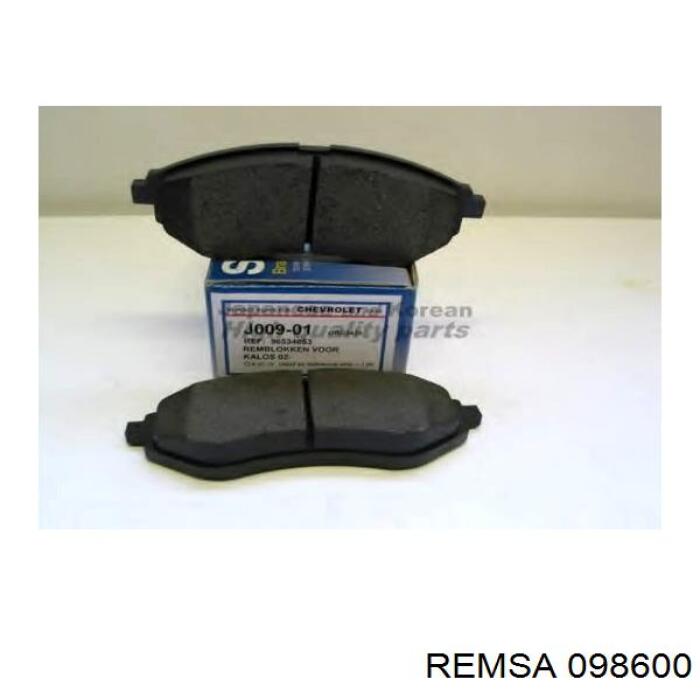 Compre 098600 Remsa Sapatas do freio dianteiras de disco