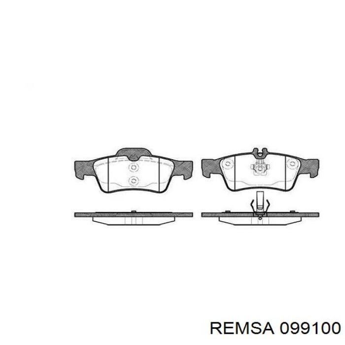 Sapatas do freio traseiras de disco Remsa 099100 preço, a partir de 28,42 USD