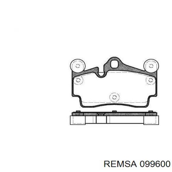 Sapatas do freio traseiras de disco Remsa 099600 preço, a partir de 33,94 USD
