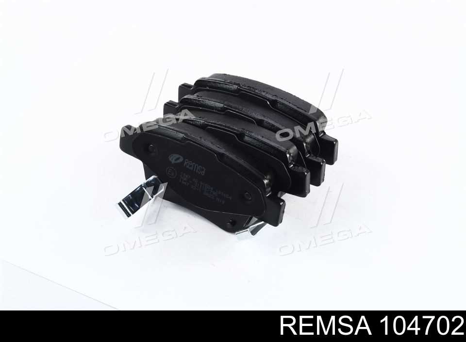 Sapatas do freio traseiras de disco Remsa 104702 preço, a partir de 26,31 USD