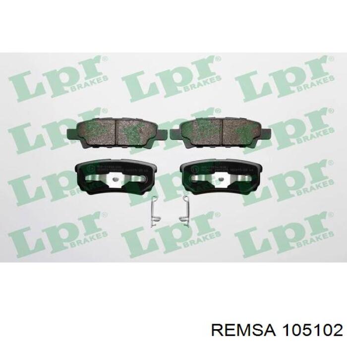 Compre 105102 Remsa Sapatas do freio traseiras de disco