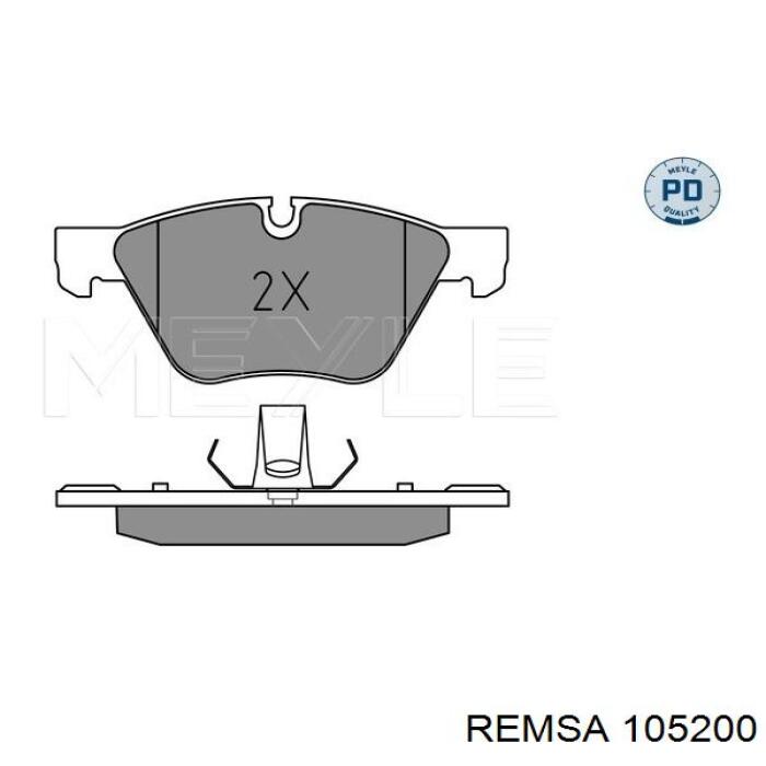 Compre 105200 Remsa Sapatas do freio dianteiras de disco