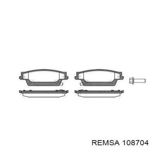 Sapatas do freio traseiras de disco Remsa 108704 preço, a partir de 43,10 USD