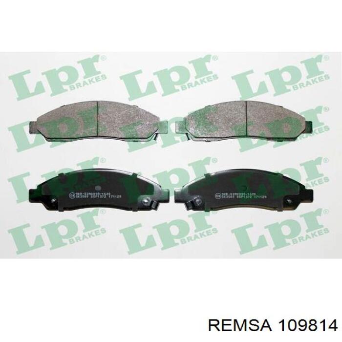 Sapatas do freio dianteiras de disco Remsa 109814 preço, a partir de 37,79 USD