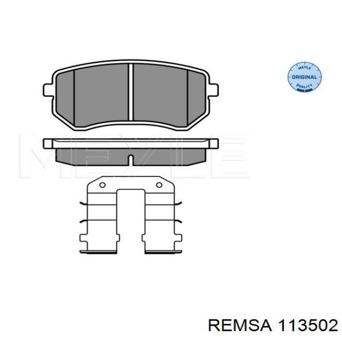 Compre 113502 Remsa Sapatas do freio traseiras de disco