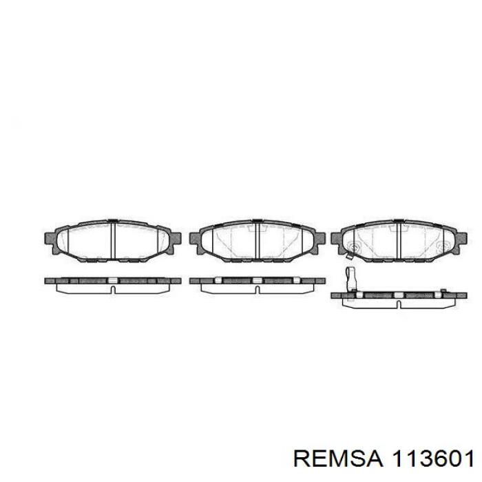Sapatas do freio traseiras de disco Remsa 113601 preço, a partir de 20,22 USD