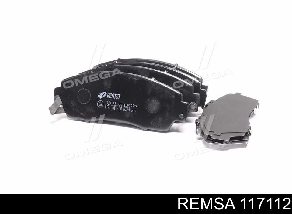Sapatas do freio dianteiras de disco Remsa 117112 preço, a partir de 45,81 USD