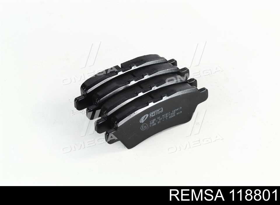 Sapatas do freio traseiras de disco Remsa 118801 preço, a partir de 28,28 USD