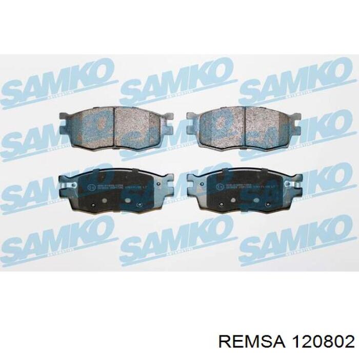 Compre 120802 Remsa Sapatas do freio dianteiras de disco